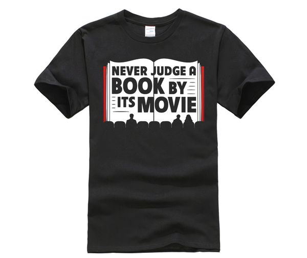 

for mans never judge a book by its movie fashion t shirt fashion printing short mens sleeve t-shirt sport hooded sweatshirt hoodie