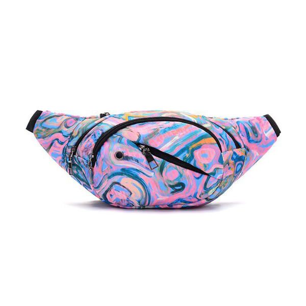 

waist bags ocardian packs weekend travel bagfor women men printed sport fitness bicycle cycling belt bag m19