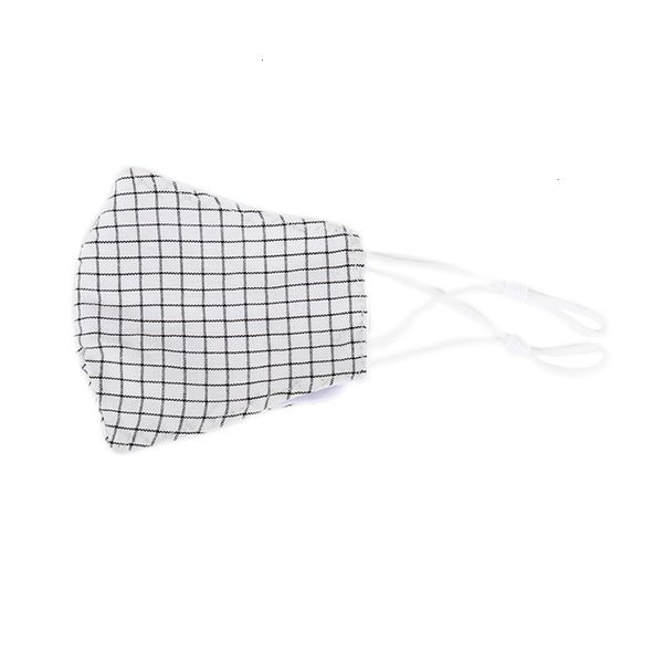 

fashion lattice pure cotton designer face masks two-layer protective dustproof windproof easy breathing mask 1 n87gt