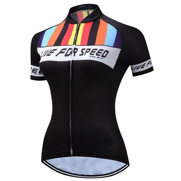 

racing jackets cycling jersey women bike shirt short sleeve mtb mountain ropa road bicycle jerseys ladies black red