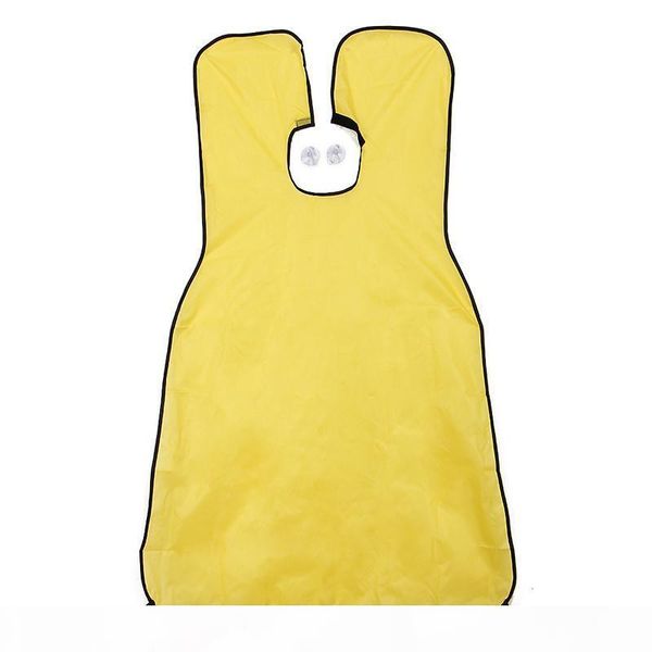 

high-grade silk waterproof material men's bathroom apron men's black beard apron shaving apron men's waterproof floral cloth
