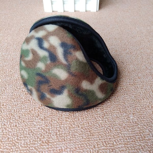 

2021 latest velvet earmuffs 2021fashion fur camouflage plaid winter out ear's protector boy girl ears warmer ear muffs new