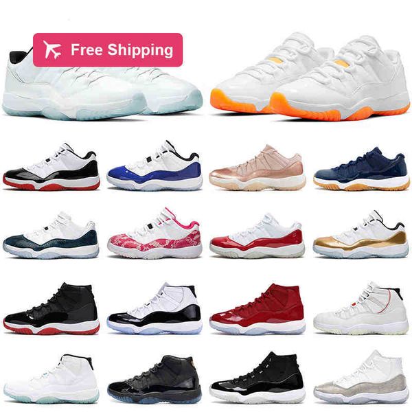 

5.5-13 mens basketball shoes 11s 11 citrus bred concord gamma legend blue bredcap and gown platinum tint men women trainers sneakers