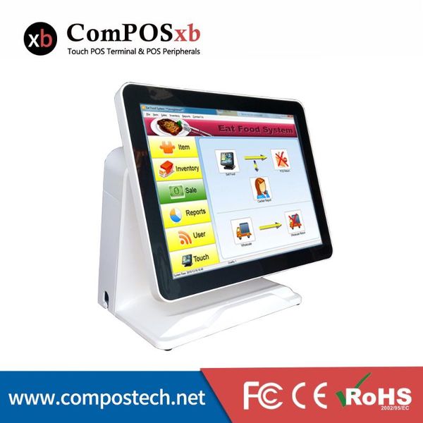 

china factory 15 inch pure flat touch screen machine all in one pc