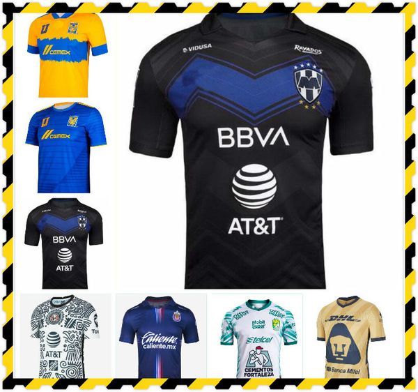 

dhl liga mx 21 22 club america soccer jerseys third giovani leon tijuana tigres unam chivas home away maillot football shirts, Black