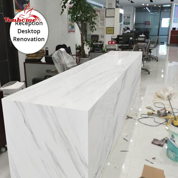 

3m/5m waterproof pvc vinyl marble grain self adhesive wallpaper kitchen wardrobe cabinet furniture renovation door wall stickers 1007