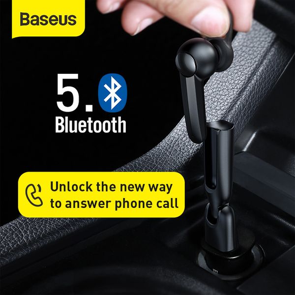 

baseus earphone magnetic wireless charging bluetooth headset single handswith microphone car business usb hook