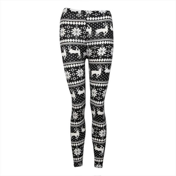 

marketing new good quality fashion women lady elasticity skinny tribal printed leggings drop shipping polainas stretchy 080, Black