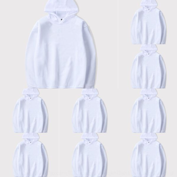 

hoodies men's and women's hair pullover pulloverhoodies blank solid sweater winter fleece pullover coat 7bczy, Black