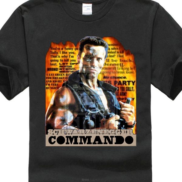 

2017 new arrival men's fashion commando arnold quotes 80s action fans only t shirt sport hooded sweatshirt hoodie