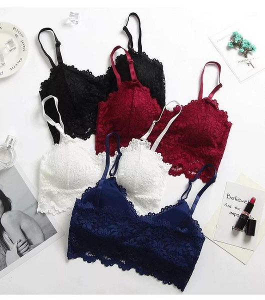 

10pc/lot lace bralette tube bandeau summer women lace bra tanks crop bandeau girl vest underwear1, Black;white