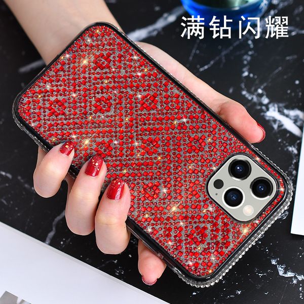 

applying apple mobile phone case iphone12 creative new diamond p40pro protective cover foreign trade explosive factory