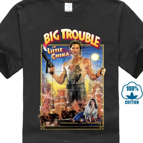 

2017 funny men's casual big trouble in little china 80's action movie design short sleeve tee hoodie designers t shirts sweatshirt