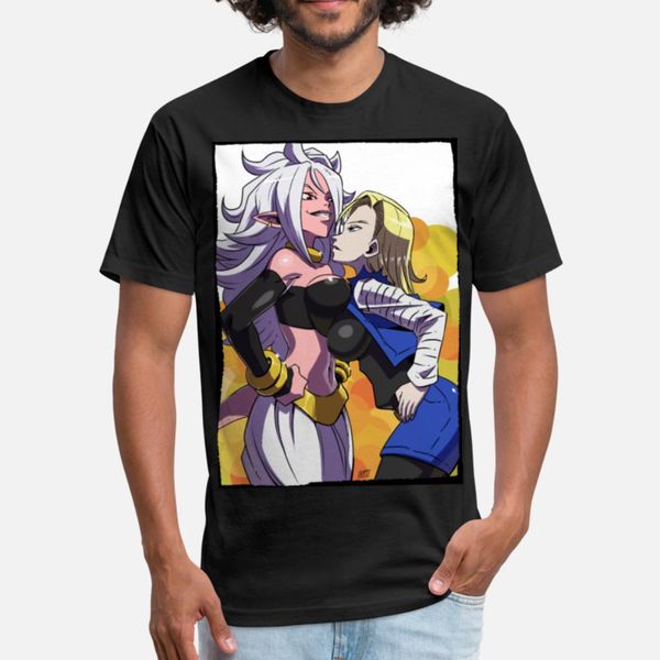 

андроиды 18 и 21 тенниска fit прекрасной пользовательский костюм фуфайка hoodie