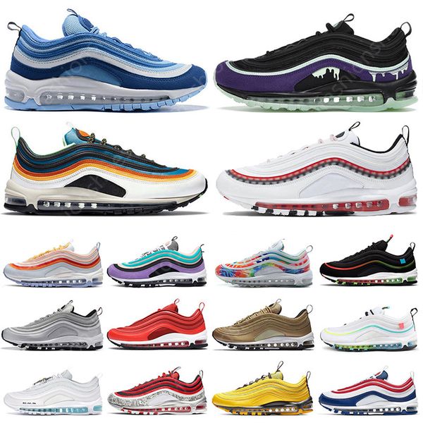 

new classic halloween worldwide running shoes graphical theme tie dye triple black white gym red women mens trainers outdoor sports sneakers, White;red