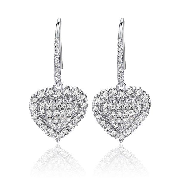 

earrings heart earrings luxury designer jewelry women earrings creativity designer jewelry wholesale wedding accessories party jewelry, Golden;silver