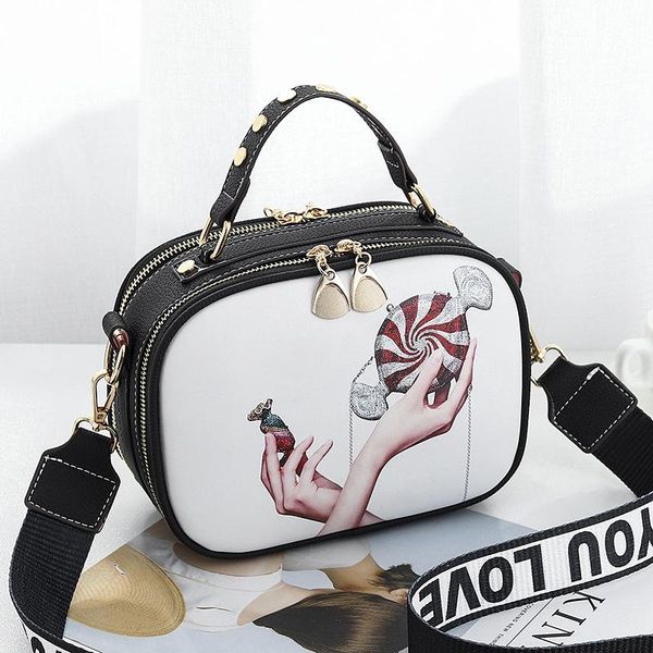 

2020new fashion female shoulder bag lady handbag printed pu leather women messenger bags crossbody bag bolsas femininas
