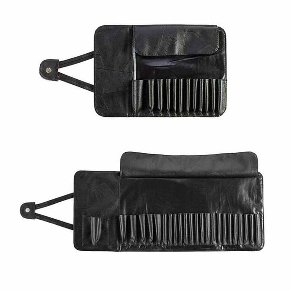 

professional 12/24 slot makeup brush holder cosmetic organizer rolling bag case container pouch bags