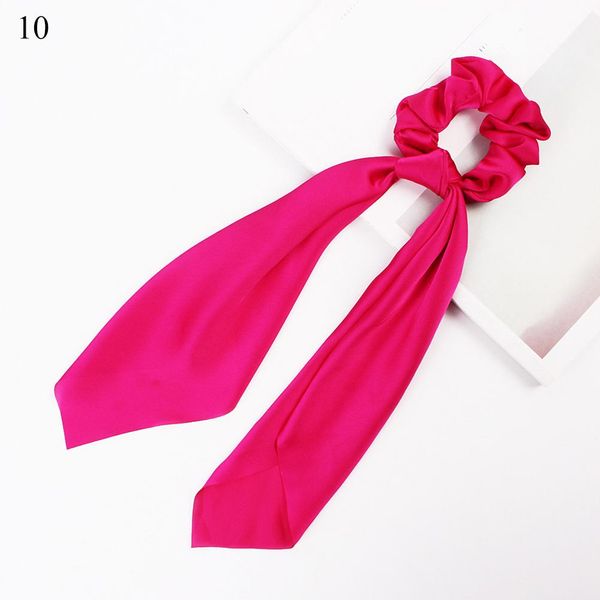 

satin flower print ribbon scrunchie women spring sweet hair accessories new girls hair bands diy bow headband elastic hair bands q bbyroi