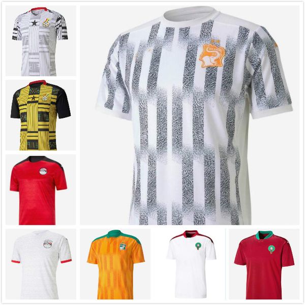 

20/21 ghana thomas soccer jerseys 2020 home schlupp kudus j.ayew caleb ekuban samuel owusu soccer shirt national team football uniforms, Black;yellow