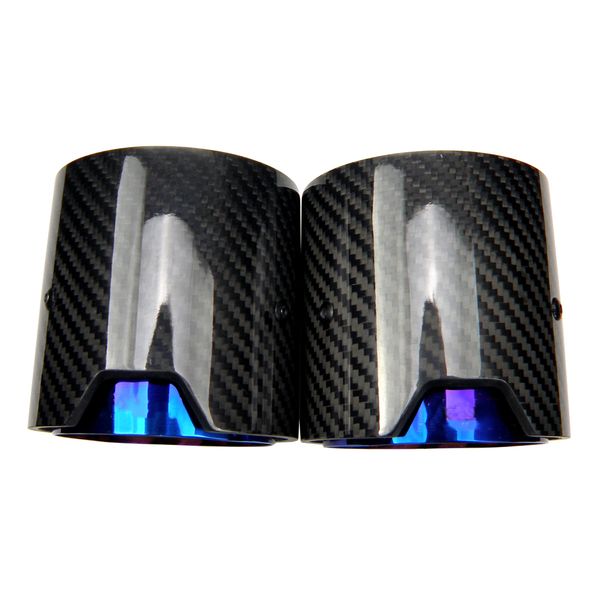

4pcs/set 90mm length m logo carbon fiber exhaust muffler tip for bmw m4 f82 f83