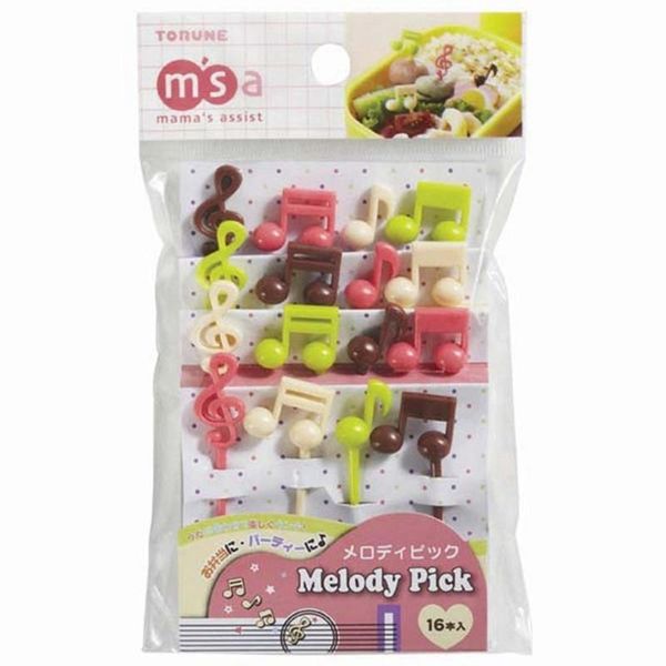 

xunzhe16pcs lot multicolor plastic musical note shape food fruit fork picks set for part cake dessert fork bento accessories qylrln mywjqq