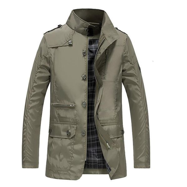 

men fashion clothing trends czzadora bomber jacket thin men's plus fat plus size jacket 5xl men's casual stand collar mens coat, Tan;black
