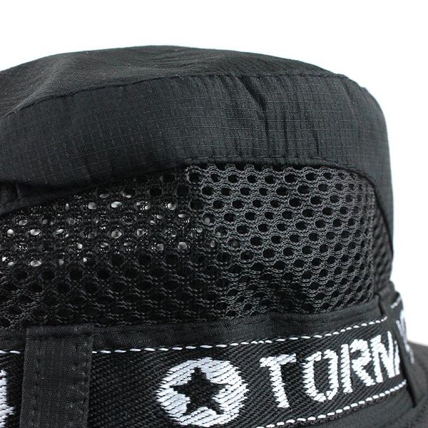 

flb] летнее солнца шляпное ведро мужчины женщины booonie шляпа с шейной лоскут открытый большой широкий brim hiking рыбалка сетки дышащий f, Black;white