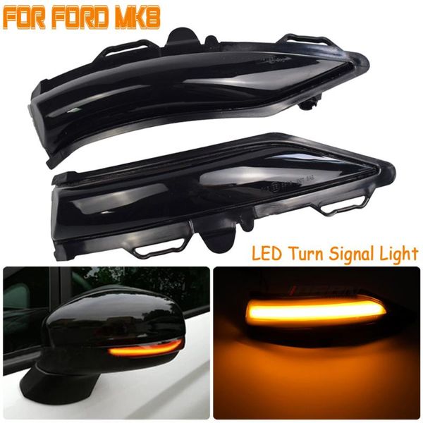 

for fiesta 7 2008-2020 8 19+ led dynamic turn signal light car rear view mirror led indicator blinker 100% waterproof