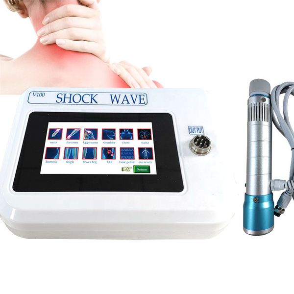 

2020 multifunctional shock wave therapy machine body relax pain relief touch screen ed treatment body massager health care device#001