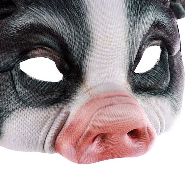 

pig halloween half animal 3d tiger face eye mask festival masquerade party fancy cosplay costume decoration