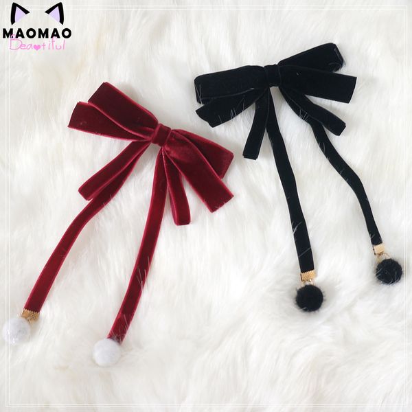 

осень и зима новый бархатный бант лента веревку мяч головной убор аксессуары для волос