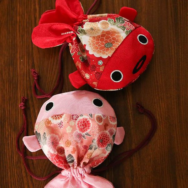 

10pcs goldfish happy candy bag creative happy candy box gift package ing