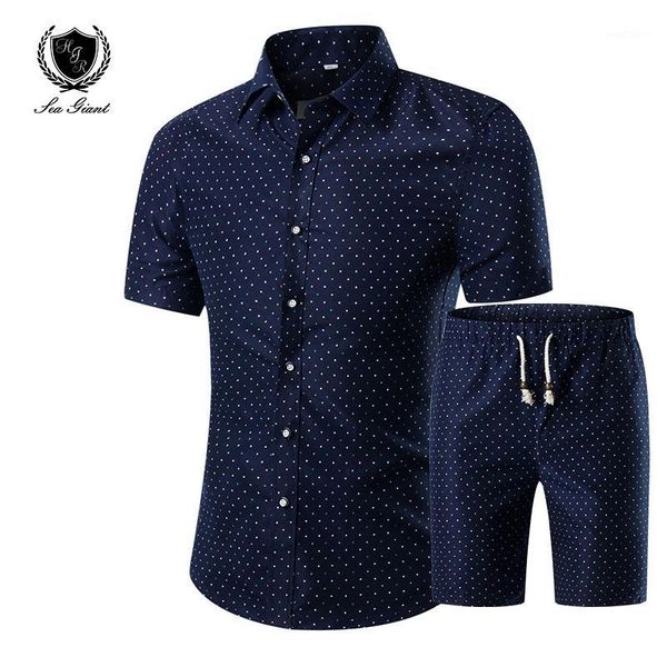 

wholesale- summer short sleeved shirt suit men floral pattern dress shirts homme high-end slim 100% cotton male shirt social size 5xl1, White;black