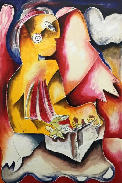 

artworks "flashlights from heaven" 2008 home decor handpainted &hd print oil paintings on canvas wall art pictures 210113