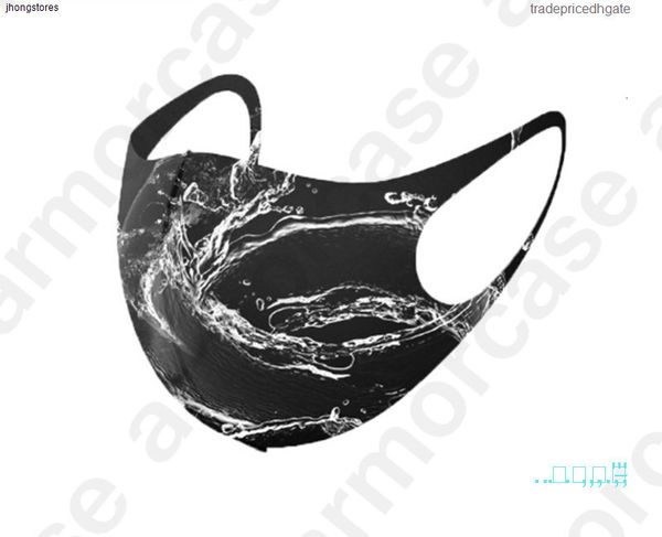 

breathable masks 3d black face washable color fiber mask for kids adults anti dust protect 7udp