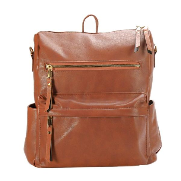 

new pu leather baby diaper bag backpack mummy maternity nappy bag travel backpack nursing for baby care