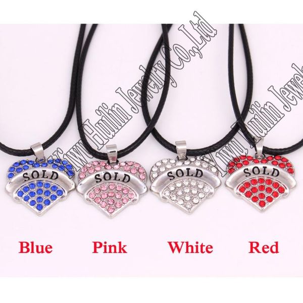 

fashion rhodium plated sold heart charm necklace rope chain, Silver
