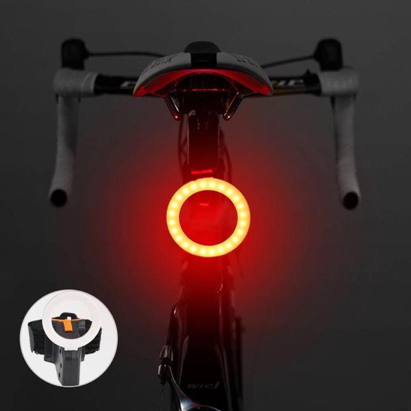

dropshipping led waterproof bike bicycle front rear tail helmet red flash light safety warning lamp cycling safety caution light