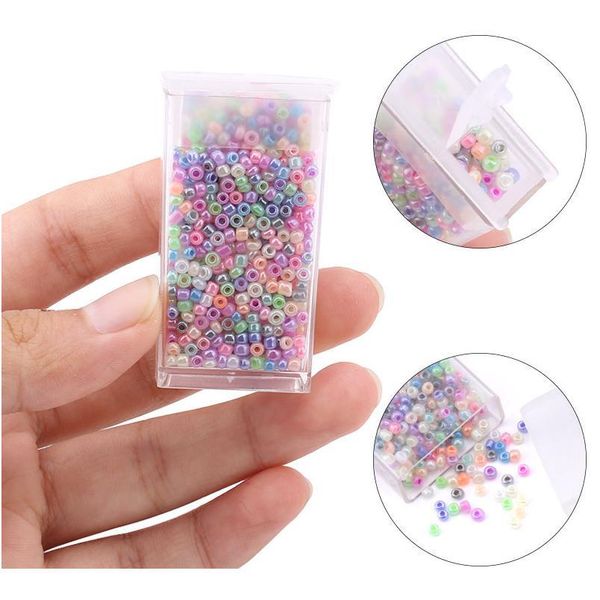 

1000pcs/lot 2mm candy color glass seed beads czech glass beads diy bracelet necklace for jewelry making jewelry qylzjf