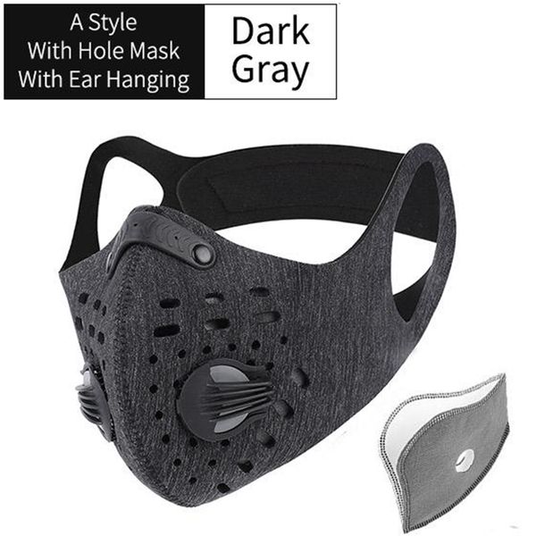 

factorydv5dcycling face activated carbon with filter pm2.5 anti-pollution sport running training mtb road bike protecti