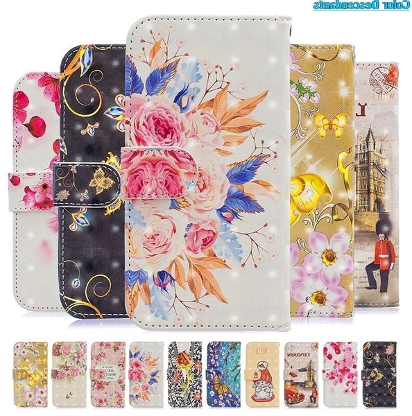 

3d окрашенные кожа телефон дело shell для samsung galaxy j5 j3 j7 a5 s7 край j4 j6 a6 s8 s9 plus j8 a8 откидная крышка