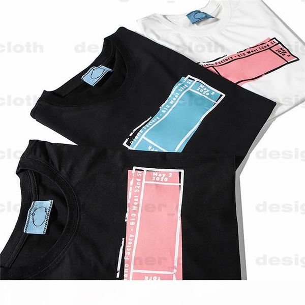 

20ss womens mens designer tshirts letter frame printed fashion women t-shirt cotton casual tees short sleeve luxe t shirts, White