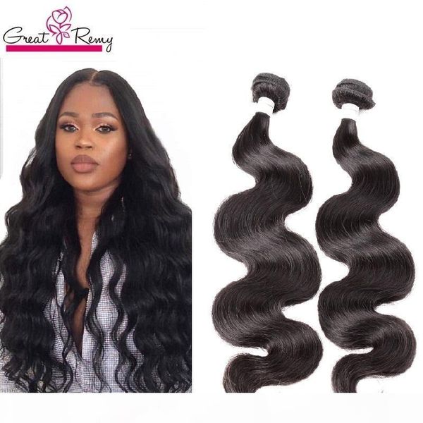 

greatremy brazilian raw hair weave unprocessed virgin human hair weft body wave hair bundles full end 1pc retail 10-24inch, Black