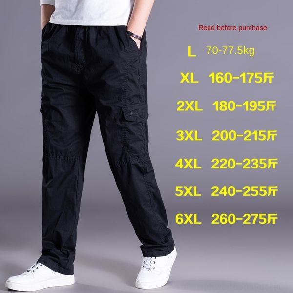 

7e7j3 pants big casual men's loose overalls men's fattening trousersoveralls summer thin fat pants chinos straight man chubby 8iar, Blue
