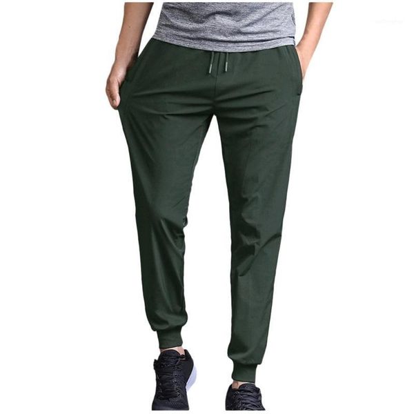 

2019 new autumn mens cargo army green pants men joggers casual solid polyester blend pants hip hop male army trousers1, Black