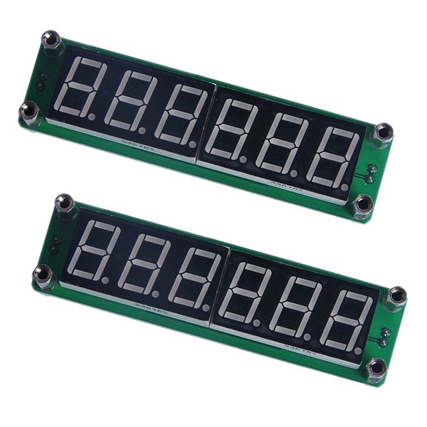 

2pcs red 6 led signal frequency counter rf 1 mhz - 1000 mhz cymometer tester