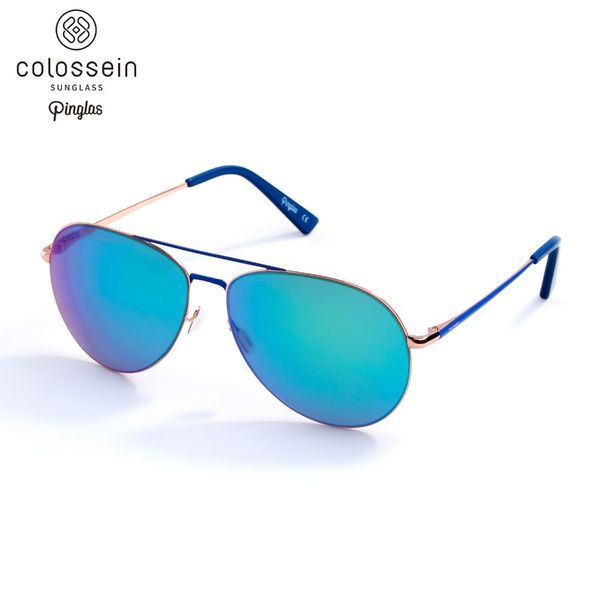 

colossein metal pilot glasses polarized eyewear men sunglasses women outdoor driving for beach pinglas frame owwlm, White;black