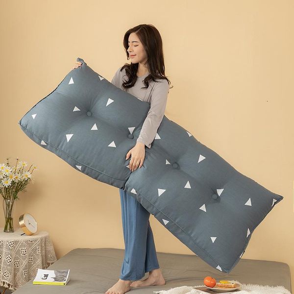 

pillow graspdream bedside double long triangular cushion bed large backrest sofa waist support bedroom tatami soft package