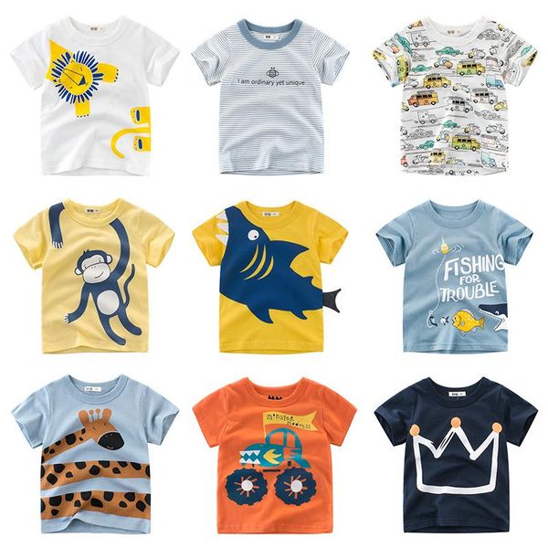 

kids t shirt kids for boys a boy girls kids kid shirts baby toddler cartoon cotton t short clothes, Blue